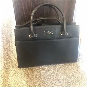 Black and gold Kate Spade purse
